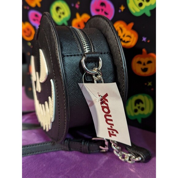 Glow In The Dark Black Pumpkin Purse Chain Strap NWT - Picture 6 of 8